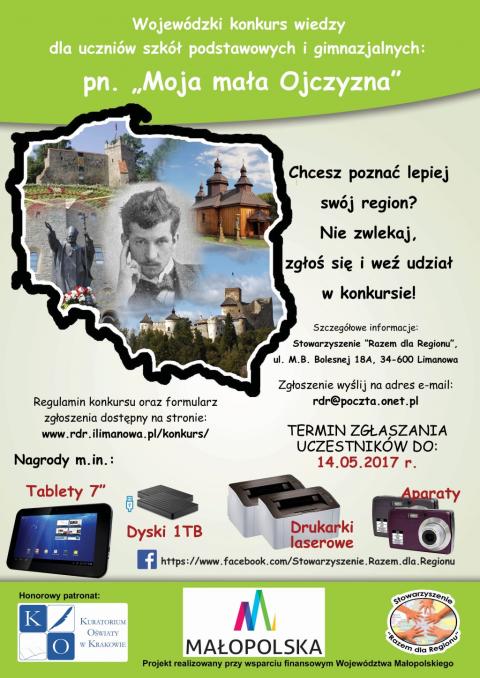 Konkursu wiedzy pn. „Moja mała Ojczyzna” – IV edycja