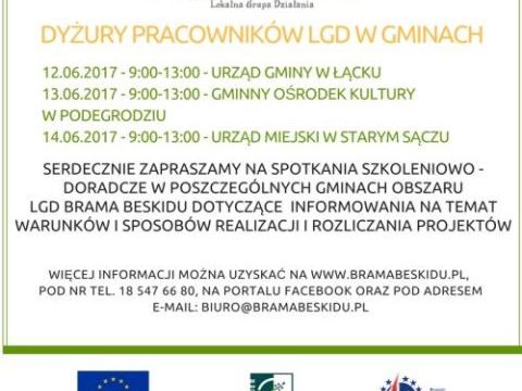 Spotkania szkoleniowo-doradcze LGD Brama Beskidu