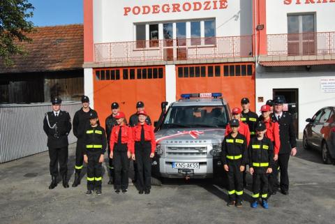 LAND ROVER dla OSP Podegrodzie