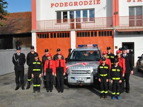 LAND ROVER dla OSP Podegrodzie