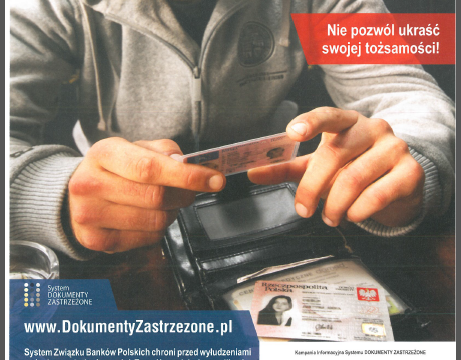 Utaciłeś dokumenty? Zastrzeż je w banku!