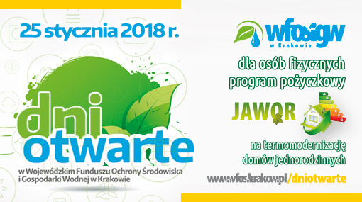 Dni Otwarte w Wojewódzkim Funduszu Ochrony Środowiska i Gospodarki Wodnej w Krakowie
