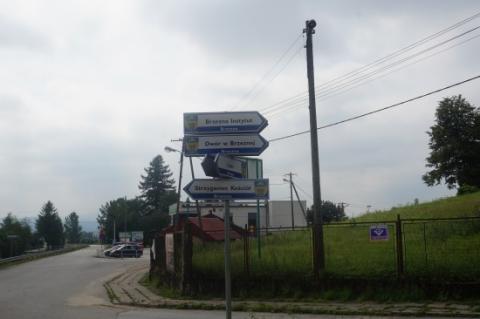 Oznakowanie nazw przysiółków na terenie Gminy Podegrodzie