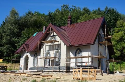 Budowa kaplicy cmentarnej w Podegrodziu