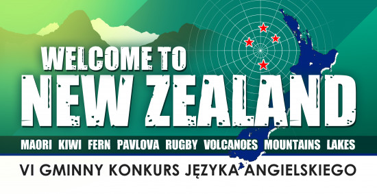 VI Gminny Konkurs Języka Angielskiego „Welcome to New Zealand”