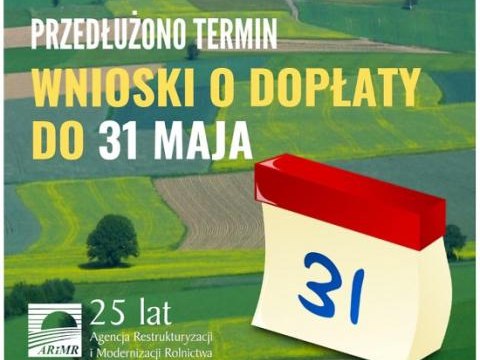 ARiMR: składanie wniosków o dopłaty przedłużone do końca maja W Małopolsce brakuje jeszcze 28 tys. wniosków