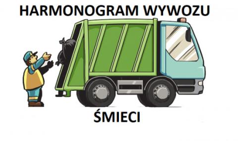 Harmonogram wywozu śmieci w 2019 roku