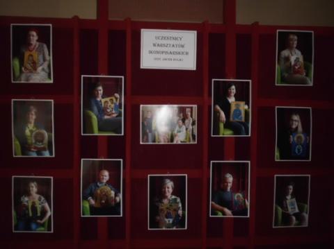 SZKÓŁKA IKONOPISARSKA  w Bibliotece Gminnej w Podegrodziu