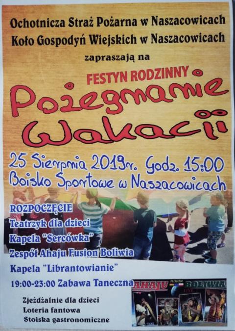 Festyn rodzinny - pożegnanie wakacji