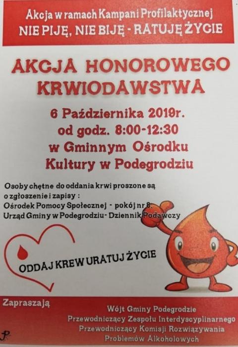 Akcja honrowego krwiodawstwa