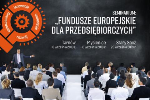 BEZPŁATNE SEMINARIUM – „FUNDUSZE EUROPEJSKIE DLA PRZEDSIĘBIORCZYCH”