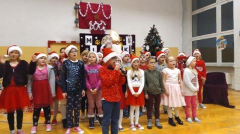 MIKOŁAJKI w Szkole Podstawowej w Olszanie