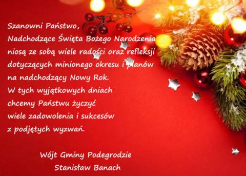 Życzenia Świąteczne 2019