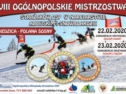 Ruszyły strażackie zapisy na mistrzostwa kraju w narciarstwie i snowboardzie.