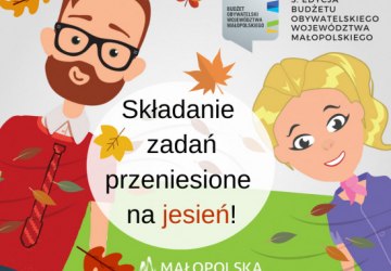 Budżet Obywatelski - składanie zadań przeniesione na jesień!
