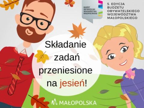Budżet Obywatelski - składanie zadań przeniesione na jesień!