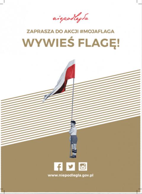 Flaga Polski w naszych oknach