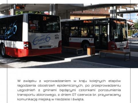 Komunikacja Miejska wraca w niedziele i święta