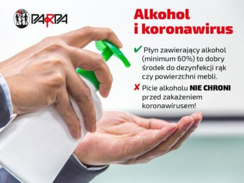 Alkohol i koronawirus. Ważne informacje dla mieszkańców