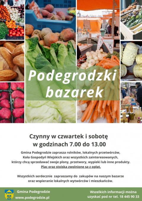 Podegrodzki Bazarek ponownie otwarty