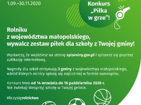 UWAGA KONKURS – „PIŁKA W GRZE”
