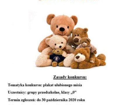 "Mój przyjaciel Miś" - konkurs