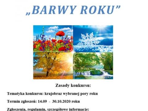 KONKURS PLASTYCZNY „BARWY ROKU”