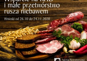 ARiMR: Dotacje na małe przetwórstwo i RHD