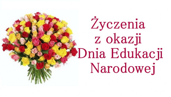 Dzień Edukacji Narodowej - życzenia Wójta Gminy Podegrodzie