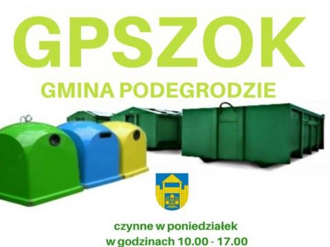 Uwaga! Zmiana godzin funkcjonowania „GPSZOK”!
