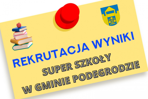 Wyniki rekrutacji do projektu "Super Szkoły w Gminie Podegrodzie