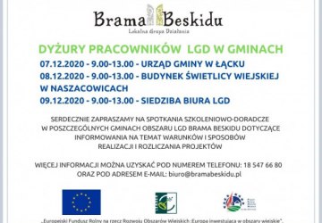 Dyżury pracowników LGD