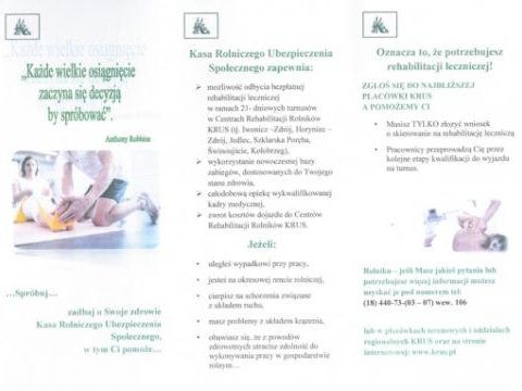 Broszura, Informacja dot. możliwości składania wniosków