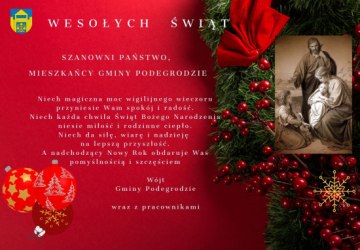 Życzenia na czas Świąt Bożego Narodzenia