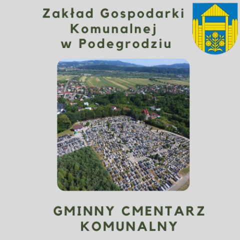 Od stycznia 2021r. gminny cmentarz obejmuje ZGK