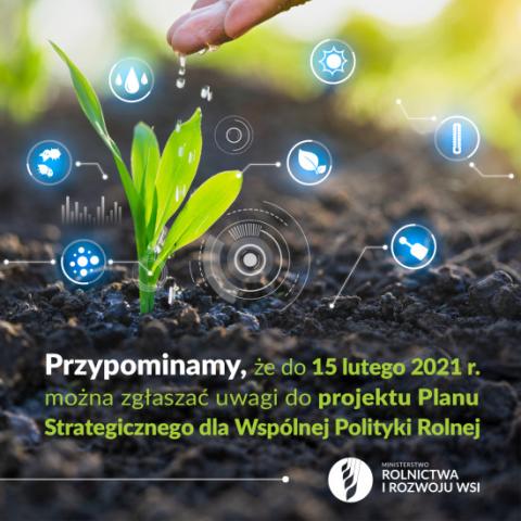 Uwagi do projektu Planu Strategicznego dla Wspólnej Polityki Rolnej