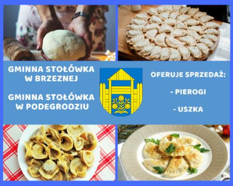 Gminna Stołówka w Brzeznej oferuje sprzedaż pierogów