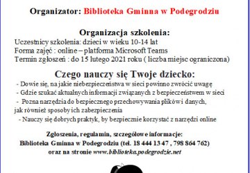 „Sieć na kulturę w podregionie nowosądeckim” w Bibliotece Gminnej w Podegrodziu