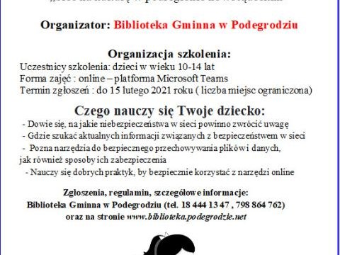 „Sieć na kulturę w podregionie nowosądeckim” w Bibliotece Gminnej w Podegrodziu