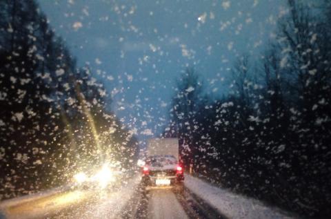 Ostrzeżenie meteorologiczne - śliskie drogi