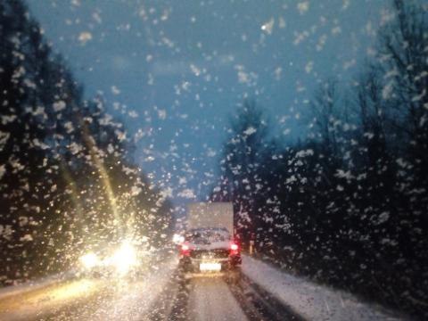 Ostrzeżenie meteorologiczne - śliskie drogi