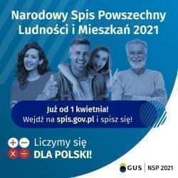 NARODOWY SPIS POWSZECHNY LUDNOŚCI I MIESZKAŃ NSP 2021