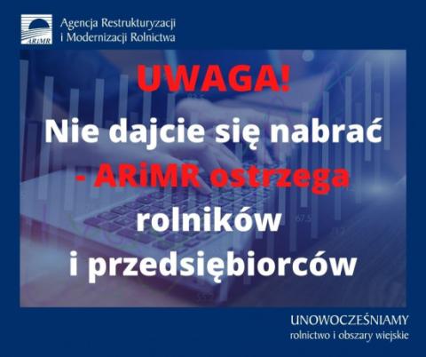 Rolniku! nie daj się oszukać!