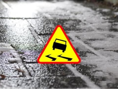 OSTRZEŻENIE METEOROLOGICZNE - zamarzanie mokrej powierzchni dróg i chodników