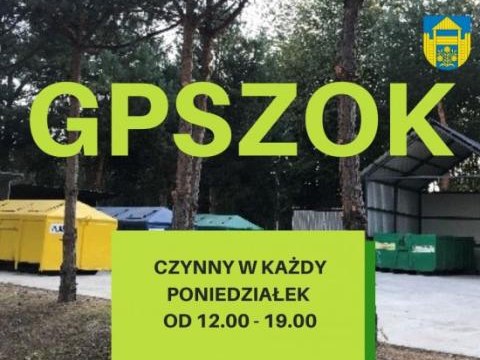 Od kwietnia zmiana godzin funkcjonowania „GPSZOK”!