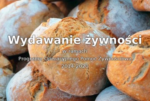 WYDAWANIE ŻYWNOŚCI W RAMACH PROGRAMU POPŻ 2014-2020