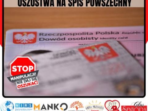 Oszustwa na spis powszechny Stop Manipulacji – nie daj się oszukać!