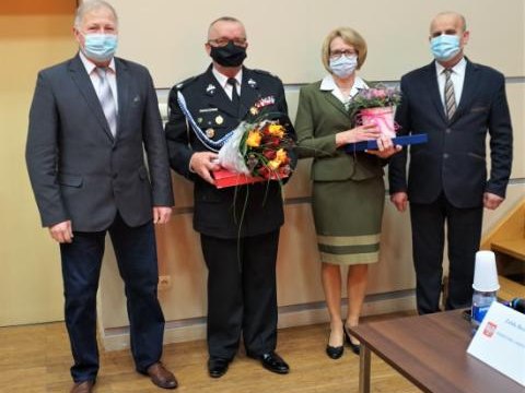 Podziękowania dla Sołtys Wsi Stadła i Komendanta ZOSP w Podegrodziu