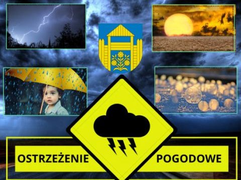 Ostrzeżenie meteorologiczne - burze, a miejscami grad