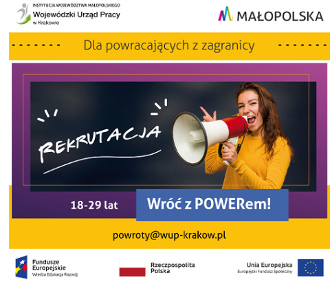 Projekt „Wróć z POWERem!” pomaga powracającym z zagranicy!